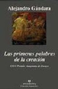 Libro Las Primeras Palabras De la Creacion (2ª Ed.) (1998)