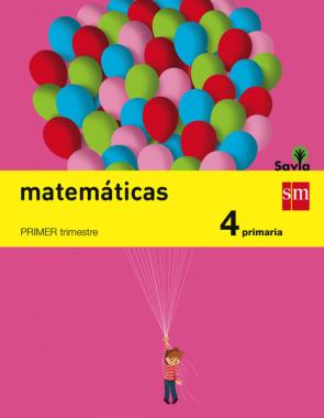 Libro Matematicas Trimestral Savia-15  4º Educacion Primaria (2015)