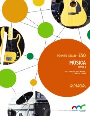 Portada de Musica. Nivel 1º Eso Mec