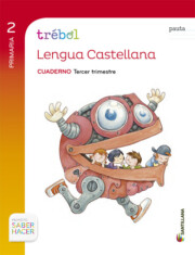 Portada de Lengua 2º Primaria Globalizado Tercer Trimestre Cuaderno Trebol Pauta Ed 2015