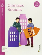 Portada de Ciencias Sociales 6º Primaria Saber Fer Catala