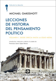 Portada de Lecciones De Historia del Pensamiento Politico: Volumen I. Desde Grecia Hasta la Edad Media