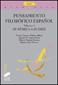 Libro Pensamiento Filosofico Español (vol. I): De Seneca a Suarez (2002)
