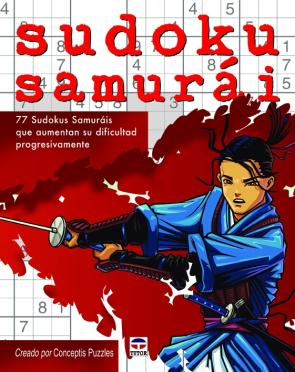 Libro Sudoku Samurai: 77 Sudokus Samurais Que Aumentan Su Dificultad Pr Ogresivamente (2007)