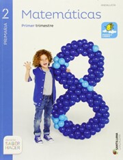 Portada de Matematicas 2º Primaria Saber Hacer
