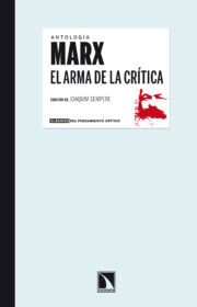 Portada de Antologia Marx: el Arma De la Critica