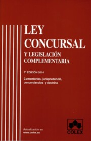 Portada de Ley Concursal 6ª Edicion 2014