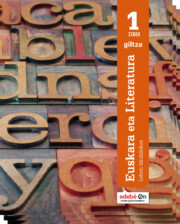 Portada de Euskara Eta Literatura 1º Eso