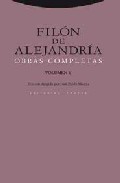 Libro Filon De Alejandria: Obras Completas (vol.v) (2009)