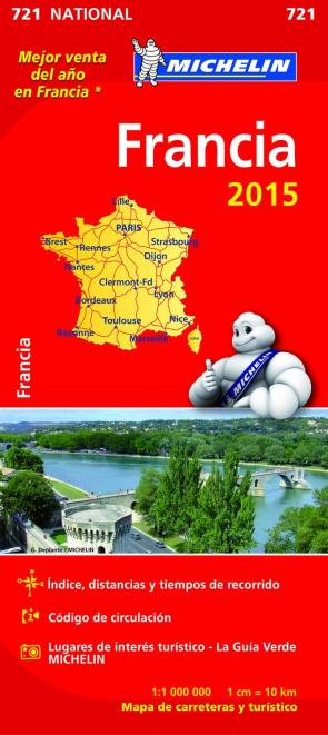 Libro Mapa Francia 2015 Ref. 11721 (2015)