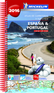 Portada de Atlas De Carreteras y Turistico España & Portugal 2016