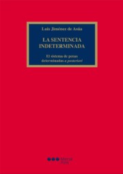 Portada de La Sentencia Indeterminada