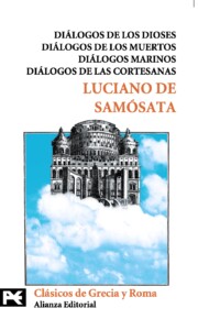 Portada de Dialogos De los Dioses; Dialogos De los Muertos; Dialogos Marinos ; Dialogos De las Cortesanas
