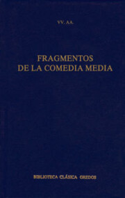 Portada de Fragmentos De la Comedia Media
