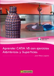 Portada de Aprender Catia V5 con Ejercicios: Alambricos y Superficies