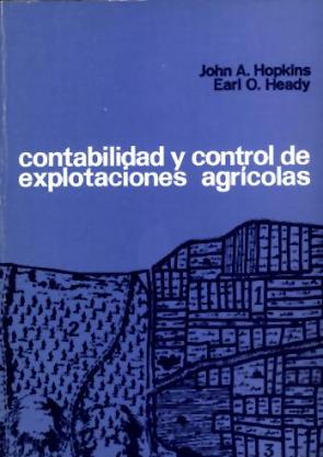 Libro Contabilidad y Control De Explotaciones Agricolas (1964)