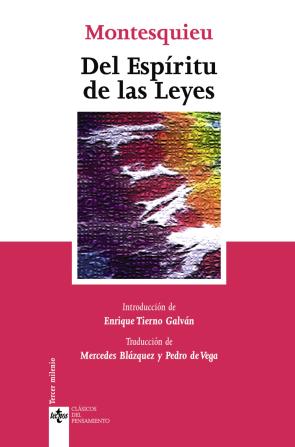 Libro Del Espiritu De las Leyes (6ª Ed.) (2007)