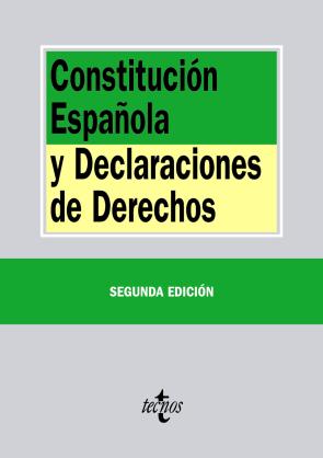Libro Constitucion Española y Declaraciones De Derechos (2ª Ed.) (2015)