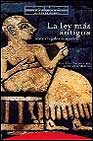 Libro La Ley Mas Antigua: Textos Legales Sumerios (2000)
