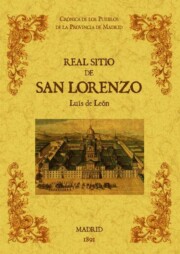 Portada de Real Sitio De San Lorenzo. Biblioteca De la Provincia De Madrid: Cronica De Sus Pueblos