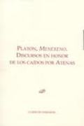 Libro Platon, Menexeno: Discursos De Honor por los Caidos por Atenas (2012)