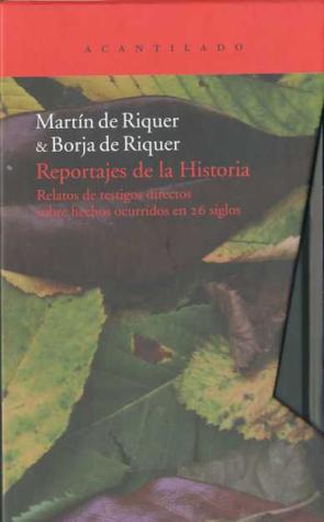 Libro Reportajes De la Historia (2 Vol) (2010)