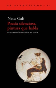 Portada de Poesia Silenciosa, Pintura Que Habla