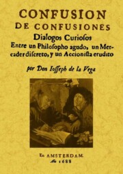 Portada de Confusion De Confusiones
