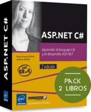 Portada de Asp.net c@: pack de 2 libros: aprende el lenguaje c@ y el desarrollo asp.net