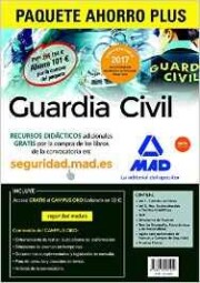 Portada de Paquete ahorro plus guardia civil 2017.