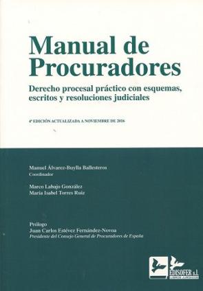 Libro Manual de procuradores (2016)