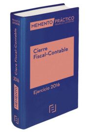 Portada de Memento cierre fiscal contable ejercicion 2016