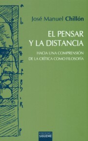Portada de El pensar y la distancia