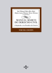 Portada de Manual basico de derecho civil