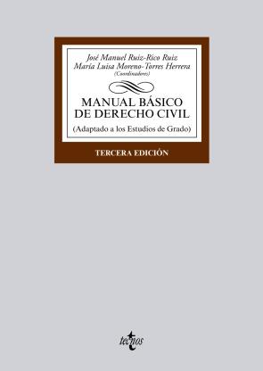 Libro Manual basico de derecho civil (3ª ed.): adaptado a los estudios de grado (2015)
