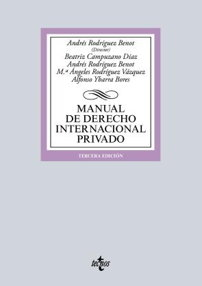 Libro Manual de derecho internacional privado (3ª ed.) (2016)