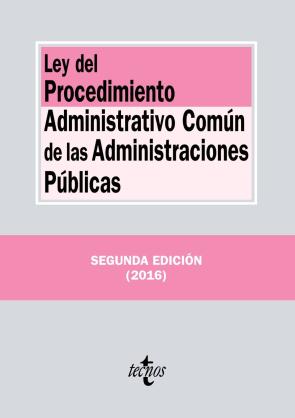 Libro Ley del procedimiento administrativo comun de las administraciones publicas (2ª ed.) (2016)