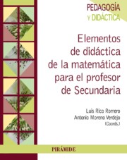 Portada de Elementos de didactica de la matematica para el profesor de secundaria