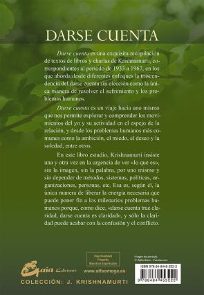 Libro Darse cuenta: la puerta de la inteligencia (2010)