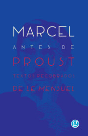 Portada de Marcel antes de proust