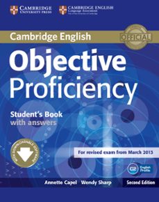 Libro Objective Proficiency (2nd Ed.): Student S Book With Answers With Downloadable Software