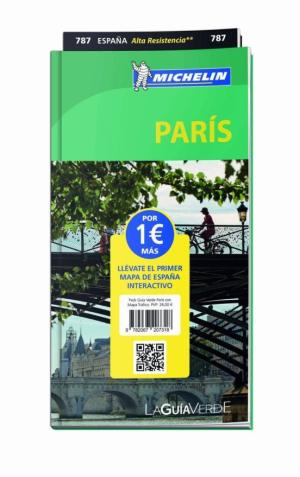 Libro Pack Guía Verde Paris Con Mapa Trafico