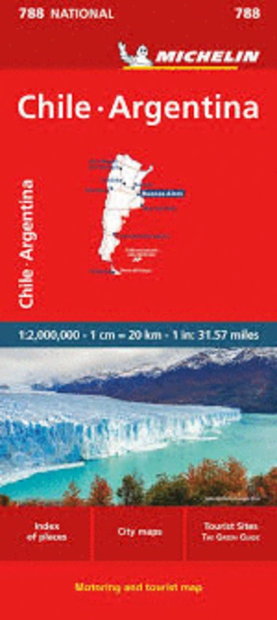 Libro Mapa National Chile, Argentina 11788