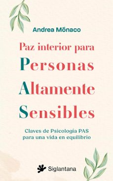 Libro Paz Interior Para Personas Altamente Sensibles