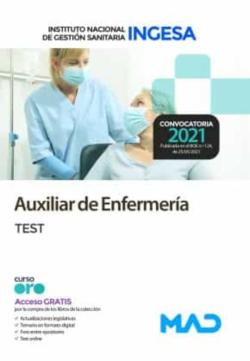 Libro Auxiliar De Enfermeria Del Instituto Nacional De Gestion Sanitaria (Ingesa). Test