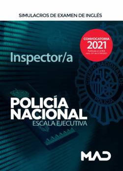 Libro Inspector/A De Policia Nacional. Simulacros De Examen De Ingles