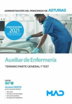 Libro Auxiliar De Enfermería. Parte General Y Test. Principado De Asturias