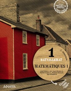 Libro Matemàtiques I 1º Bachillerato Valencia