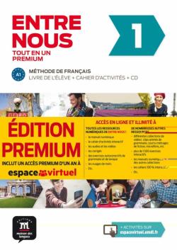 Libro Entre Nous 1 Livre De LÉlève + Cahier DActivités + Cd Audio + Code Premium Un An