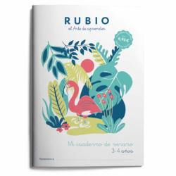Libro Mi Cuaderno De Verano Rubio. 3-4 Años.